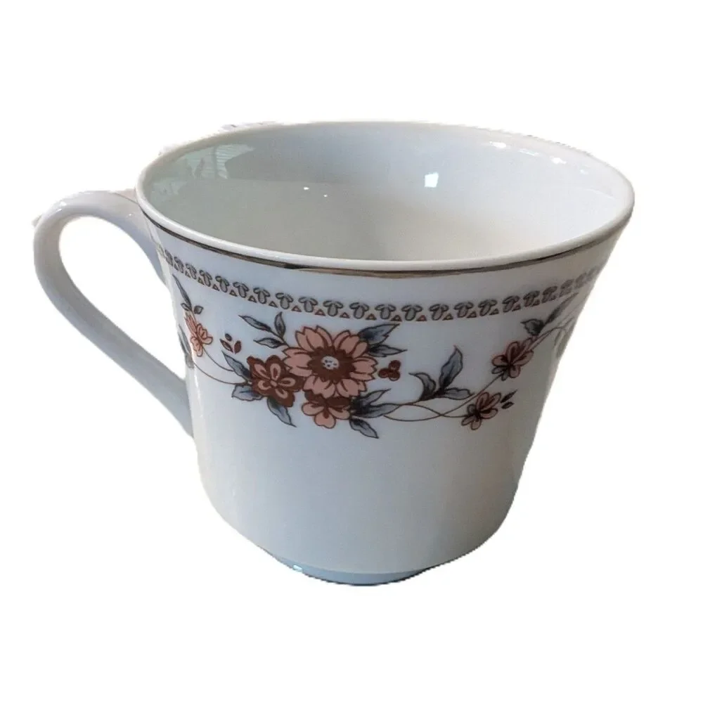 Vintage Sheffield Anniversary Tea Cups Pair Set 2 Replacement Fine China Japan